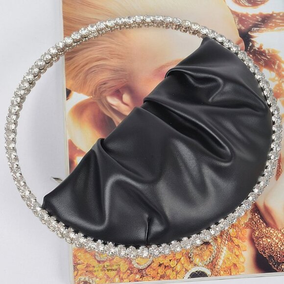 Round Stone Handle Clutch - Picture 4 of 5